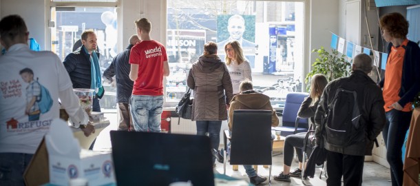 Popup store binnen
